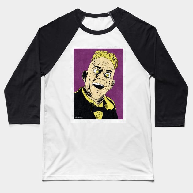 JUDGE DOOM - Who Framed Roger Rabbit (Pop Art) Baseball T-Shirt by Famous Weirdos